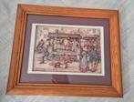 3D Anton Pieck in mooie lijst, Antiek en Kunst, Kunst | Schilderijen | Klassiek, Ophalen of Verzenden