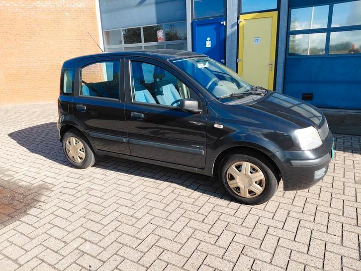 Fiat Panda 1.1 40KW 2005 Zwart Fiat Panda 1.2 44 kw Dynamic, Auto's, Fiat, Particulier, Panda, Benzine, C, Hatchback, Handgeschakeld
