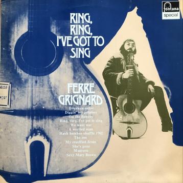 FERRE GRIGNARD LP: RING, RING I 'VE GOT TO SING beschikbaar voor biedingen