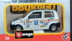 Fiat Cinquecento Sporting Abarth 1:24 Bburago Burago Pol, Verzenden, Nieuw, Auto, Bburago