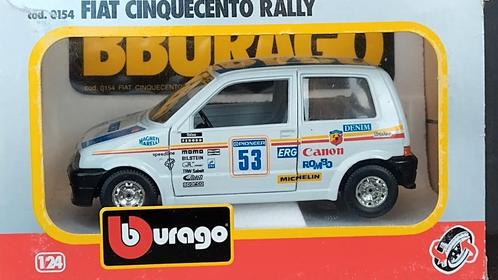 Fiat Cinquecento Sporting Abarth 1:24 Bburago Burago Pol, Hobby en Vrije tijd, Modelauto's | 1:24, Nieuw, Auto, Bburago, Verzenden