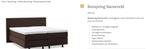 boxspring nieuw 160x220, Huis en Inrichting, Ophalen, Zwart, Modern, 160 cm