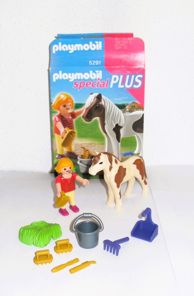 Playmobil Special Plus 5291 Pony Verzorgen, Kinderen en Baby's, Speelgoed | Playmobil, Zo goed als nieuw, Complete set, Ophalen of Verzenden