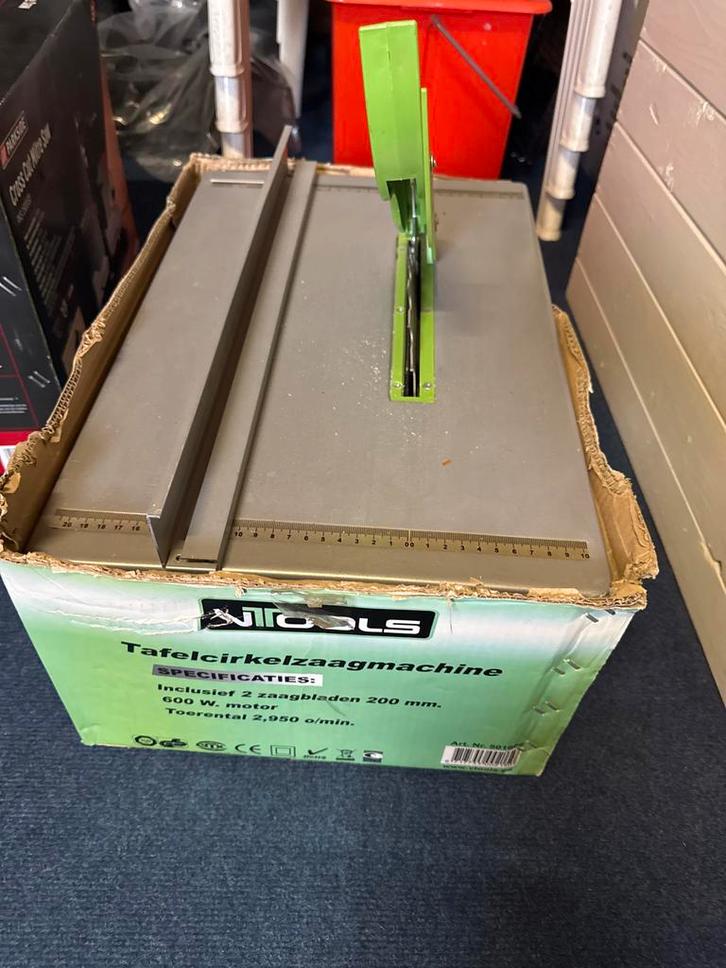 Tafelcirkelzaag - Compleet!, Doe-het-zelf en Verbouw, Gereedschap | Zaagmachines, Gebruikt, Cirkelzaag, 600 tot 1200 watt, 30 tot 70 mm