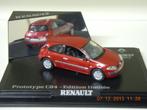 Renault Megane 3 deurs in vitrinebox.  Model nieuw in vitrin, Ophalen, Zo goed als nieuw, Auto, Norev