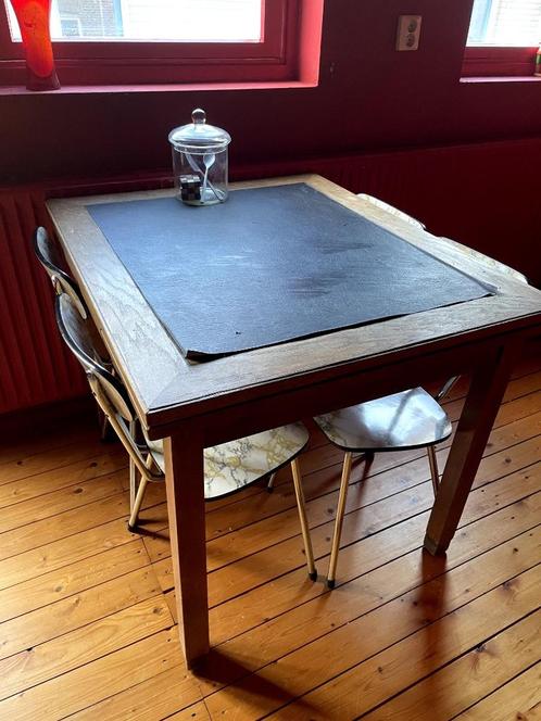 eettafel, Huis en Inrichting, Tafels | Eettafels, Gebruikt, 50 tot 100 cm, 100 tot 150 cm, Vijf personen of meer, Rechthoekig