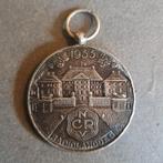 Penning zilver NCRV radiolanddag 1933 27 juli Apeldoorn, Ophalen of Verzenden, Zilver