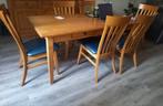Eventueel complete set meubels; ook los te koop, Ophalen, Gebruikt, Eikenhout, Vijf personen of meer