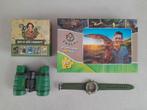 Compleet Freek Vonk pakket. Horloge, kijker, spel, puzzel., Ophalen of Verzenden, Zo goed als nieuw, Puzzelen