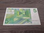 UNC biljet 5 gulden Vondel 1973, oudste type wigv. snijteken, Postzegels en Munten, Bankbiljetten | Nederland, Ophalen of Verzenden