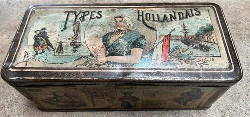 Tabaksblik types hollandais, Verzamelen, Blikken, Gebruikt, Overige, Overige merken, Ophalen of Verzenden