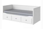 Witte IKEA hemnes bedbank, Huis en Inrichting, Ophalen, 90 cm, Wit, Tweepersoons