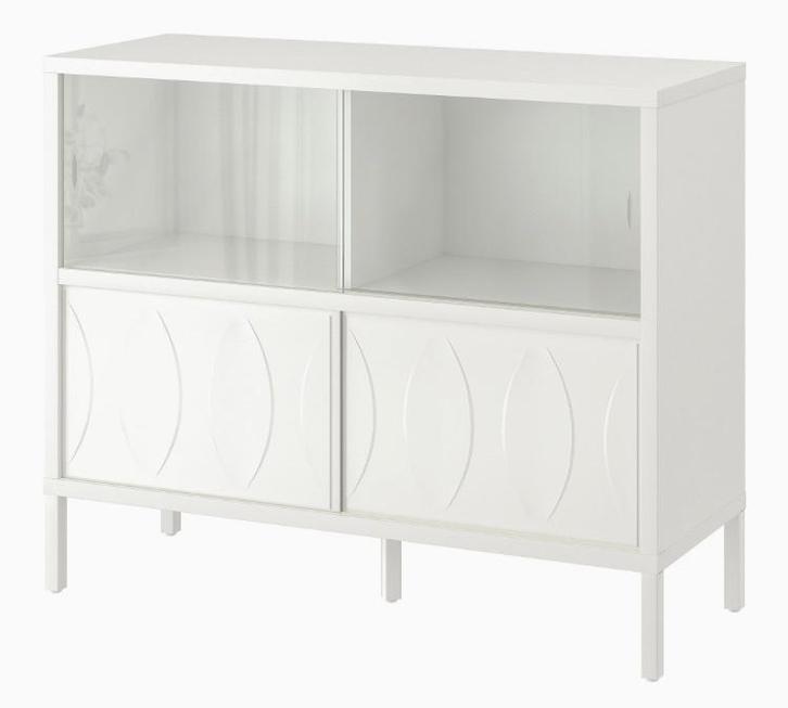 IKEA Kalknas Kastje + Spiegel - Zo Goed Als Nieuw!, Huis en Inrichting, Woonaccessoires | Spiegels, Zo goed als nieuw, 100 tot 125 cm