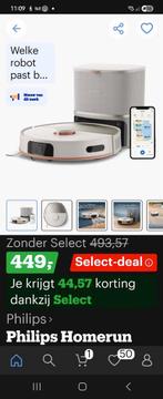Nieuwe Philips Robotstofzuiger, Witgoed en Apparatuur, Ophalen of Verzenden, Nieuw, Reservoir, Robotstofzuiger
