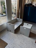 Montessori Kubus Stoel + Tafel Set, Kinderen en Baby's, Kinderkamer | Tafels en Stoelen, Ophalen, Gebruikt, Tafel(s) en Stoel(en)