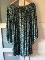 Groene Blouse Jurk met Luipaardprint, Maat 38/40 (M), Ophalen of Verzenden, Zo goed als nieuw, Boven de knie