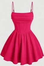 Fuchsia roze barbie cocktailjurk maat xs vintage, Cocktailjurk, Ophalen of Verzenden, Zo goed als nieuw, Roze