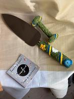 Sagoform Taartschep met Houder - Zo Goed om Als Nieuw, Huis en Inrichting, Ophalen of Verzenden, Zo goed als nieuw, Rvs of Chroom