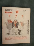 De echte waarheid  klein boekje 1952 politiek, Ophalen of Verzenden, Gelezen, Politiek en Staatkunde, Nederland