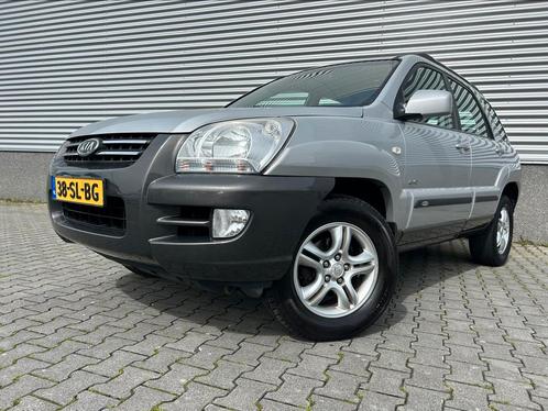 KIA Sportage 2.7 4WD AUT 2006 Grijs 4x4, Auto's, Kia, Bedrijf, Sportage, 4x4, ABS, Airbags, Airconditioning, Bluetooth, Boordcomputer