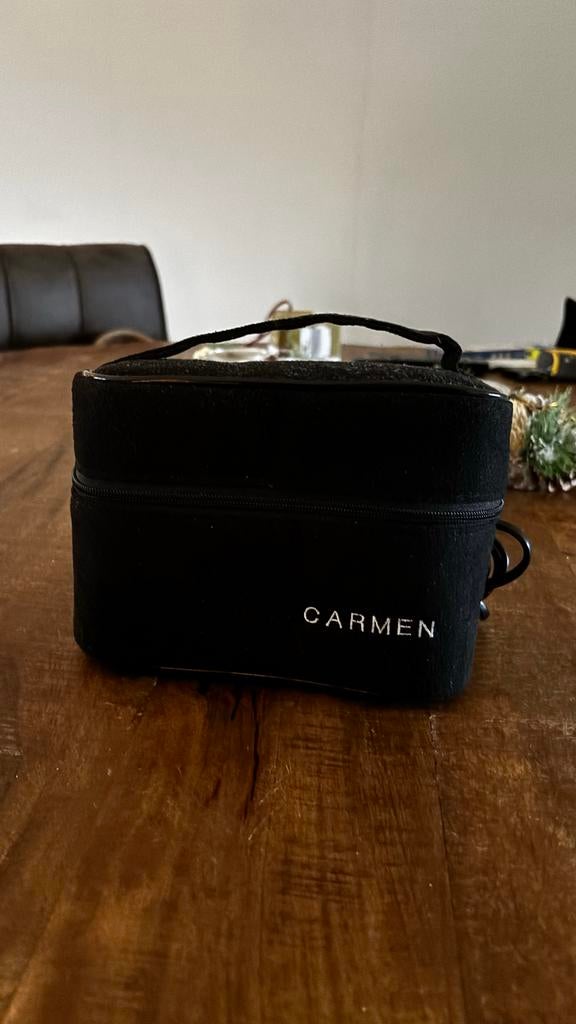 Carmen Krulset Compleet, Ophalen, Zo goed als nieuw, Zwart, Softcase
