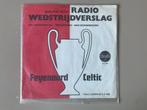 Feyenoord single Europacup 1970 verslag Theo Koomen, Ophalen of Verzenden, Zo goed als nieuw