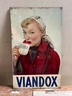 Viandox reclamebord, Reclamebord, Gebruikt, Ophalen of Verzenden, X