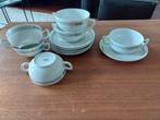 Arzberg City Vintage Soepkommen Set (6), Huis en Inrichting, Gebruikt, Ophalen of Verzenden, Kom(men), Effen