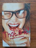 That's it - Tiny Fisscher, Boeken, Ophalen of Verzenden, Gelezen, Tiny Fisscher, Fictie
