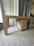 Speel- of Legotafel met stapelbare houten opbergbakken, Ophalen, Gebruikt