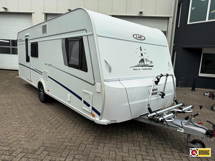 LMC Vivo 522 K met mover en ATC, Caravans en Kamperen, Caravans, tot en met 6, Rondzit, LMC en Münsterland, Dwars-stapelbed, Frans bed
