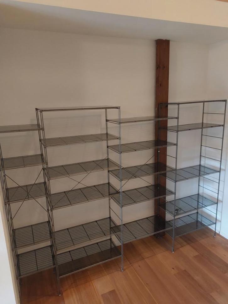 vintage stellingkast Enetri Ikea, Huis en Inrichting, Kasten | Stellingkasten, Gebruikt, Ophalen
