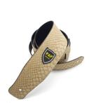 P&P white snakeskin leather strap gitaarriem band, Moku Custom Guitars, Nieuw, 4613CB, Ophalen of Verzenden