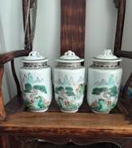 3 Chinese porseleinen gemberpotten, Ophalen of Verzenden
