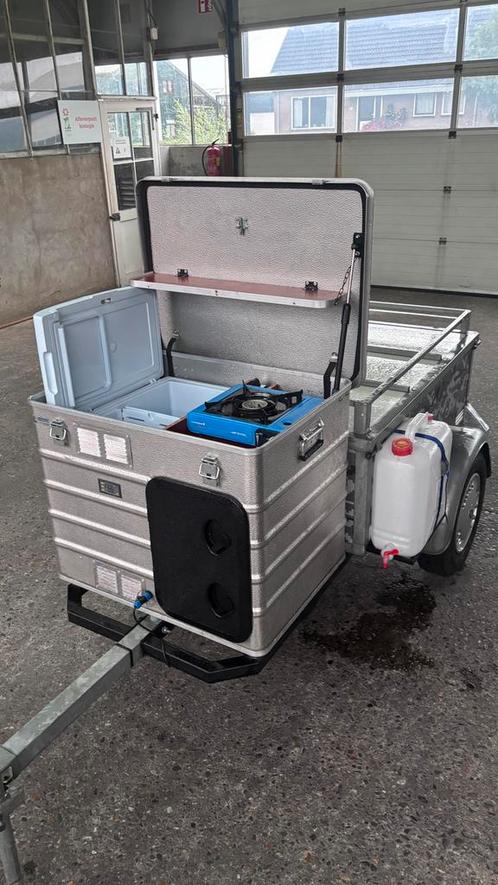 Rieske bagagewagen met keuken en koelkast, Auto diversen, Aanhangers en Bagagewagens, Zo goed als nieuw, Ophalen of Verzenden