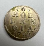 Holland. Duit 1702. Afslag in zilver, Vóór koninkrijk, Zilver, Losse munt, Overige waardes