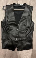Zwart leerlook gilet Helena Hart, Zwart, Ophalen of Verzenden, Zo goed als nieuw, Jasje