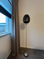 Vloerlamp zwart/rvs, Huis en Inrichting, Lampen | Vloerlampen, Ophalen, Zo goed als nieuw, 150 tot 200 cm