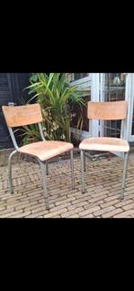 Twee buisstoelen, samen voor 5 euro, Huis en Inrichting, Ophalen, Gebruikt, Twee