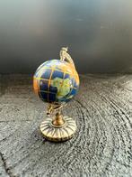 Zilveren miniatuur wereldbol / globe, Ophalen of Verzenden, Zilver