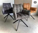 Luxe eetkamerstoelen velvet velours Antraciet Okergeel Groen, Ophalen, Industrieel sjiek moder velvet seude landelijk modern, Overige kleuren