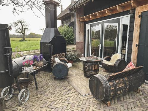 Tuinstoel Loungemeubels wijnvat stoel, Tuin en Terras, Tuinbanken, Gebruikt, Hout, Ophalen of Verzenden