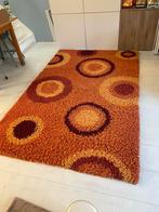 Retro Vloerkleed Cirkels space age 150 x 233, Ophalen, Bruin, Gebruikt, 150 tot 200 cm