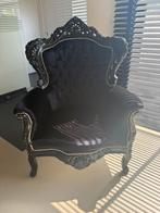 Barok stoel zwart sofa fauteuil, Antiek en Kunst, Antiek | Meubels | Stoelen en Banken, Ophalen