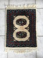 oosterskleed perz pers tapijt handgeknoopt L70x47 met franje, Minder dan 50 cm, 50 tot 100 cm, Ophalen of Verzenden, Zo goed als nieuw