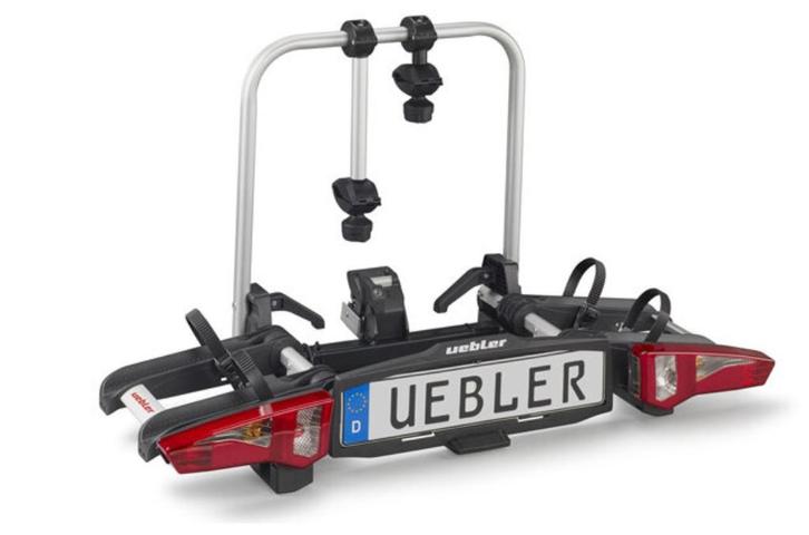 Uebler i21 - Fietsendrager 2 fietsen - 60kg - 3 Jaar Gar., Auto diversen, Fietsendragers, Nieuw, Trekhaakdrager, 2 fietsen, Brede banden