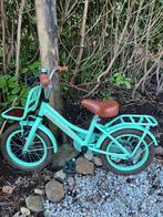 Supersuper 14 inch kinderfiets mintgroen met zijwielen, Ophalen, Gebruikt, Minder dan 16 inch, Zijwieltjes
