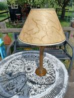 lamp met marmerlook kap, geeft mooi licht, mooie voet, 60cm, Huis en Inrichting, Ophalen, Kunststof, Gebruikt, 50 tot 75 cm