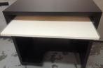 Bureau Wenge met uitschuifbaar blad op wieltjes, Ophalen, Met wielen, Zo goed als nieuw, Bureau