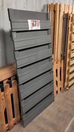 Schutting composiet en aluminium - 180 x 93 cm - antraciet, Tuin en Terras, Schuttingen, Ophalen